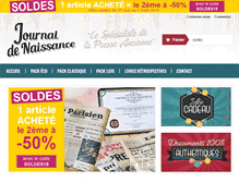 Tablet Screenshot of journaldenaissance.fr